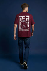 Akatsuki Tobi Design Graphic Printed Oversized Drop Shoulder Sleeves Tshirt
