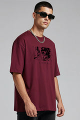 Demon Slayer Tanjiro Design Graphic Printed Oversized Drop Shoulder Sleeves T shirt