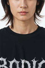 Bodic Design	Graphic Printed Oversized Drop Shoulder Sleeves T shirt